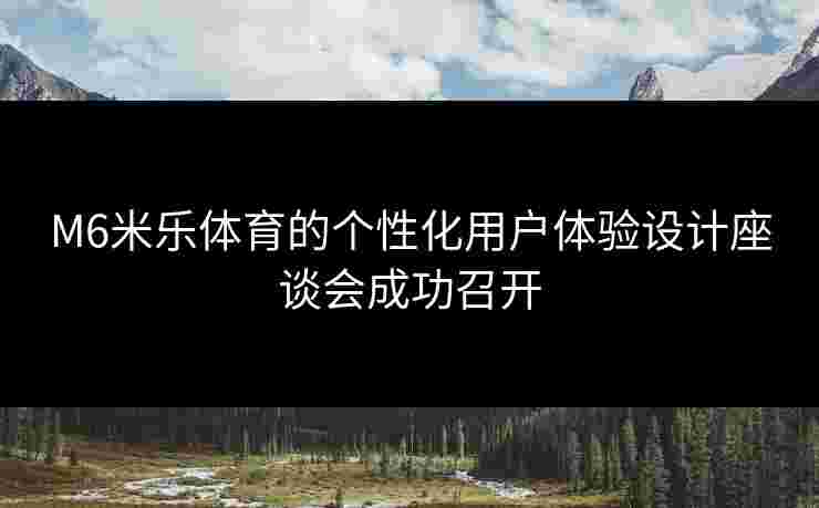 M6米乐体育的个性化用户体验设计座谈会成功召开
