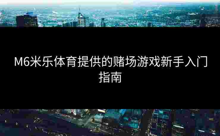 M6米乐体育提供的赌场游戏新手入门指南