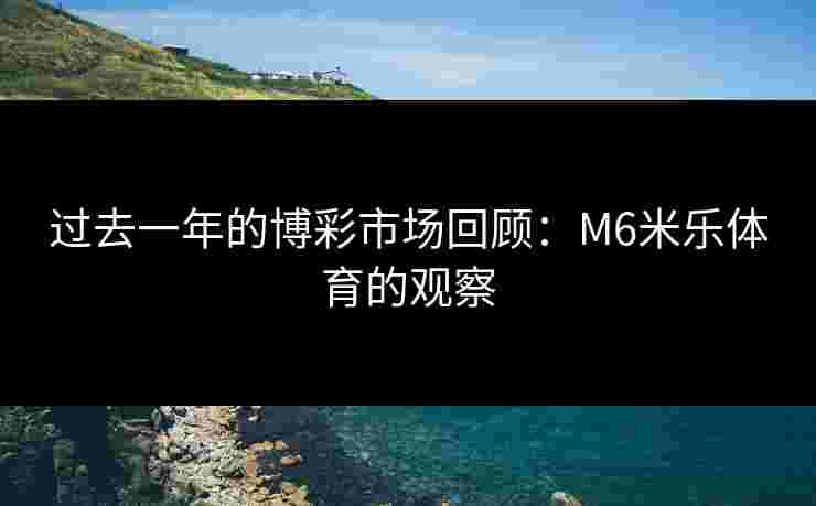 过去一年的博彩市场回顾：M6米乐体育的观察