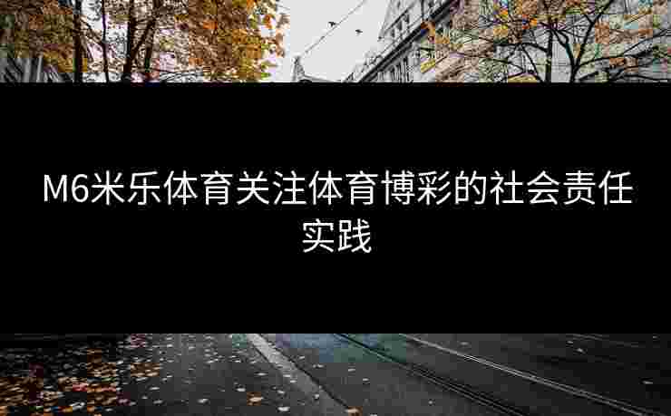 M6米乐体育关注体育博彩的社会责任实践