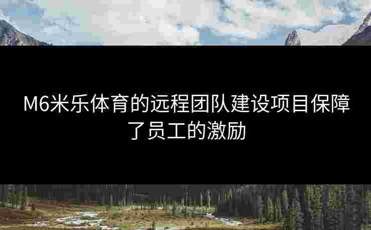 M6米乐体育的远程团队建设项目保障了员工的激励